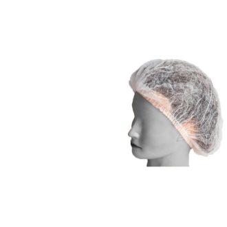 Plasă pentru păr 100 buc alb - albastru