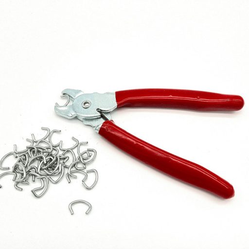 Capse pentru capsator cârnați și mezeluri 0,5kg - 500 buc / pachet clipsuri