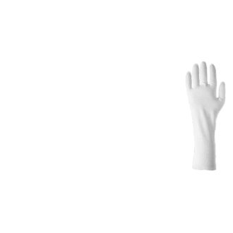Mănuși de protecție albe din bumbac 12 perechi de 31 cm