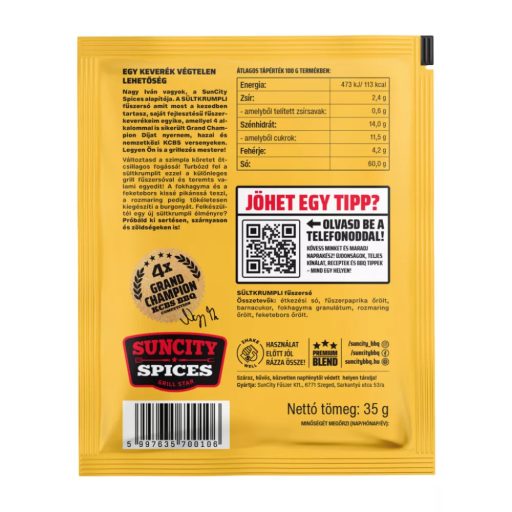 Sare condimentată pentru cartofi prăjiți - 35g