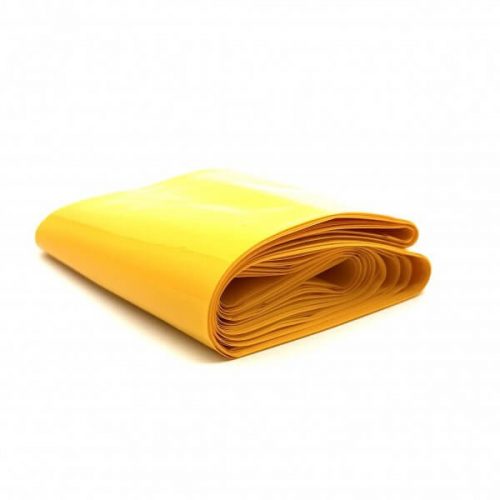 Husă poliamidă de mărime 80, culoare galben, pentru produsele de mezelărie