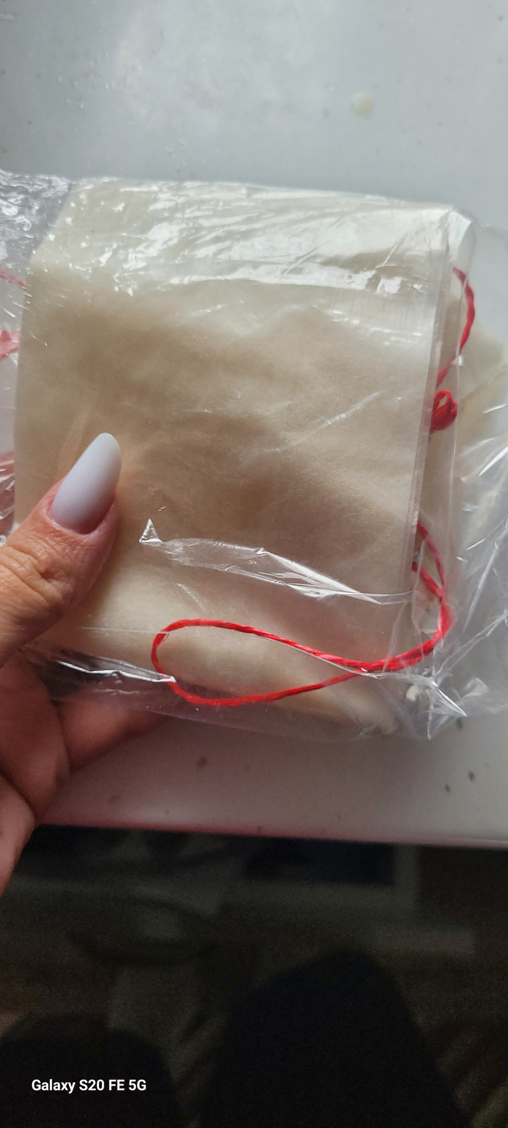 Membrană artificială din Faser naturală clipsat 65 mm (50 cm) (10 buc)