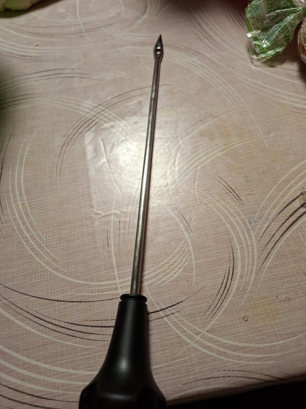 Ac din inox pentru suncă și slănină 30 cm